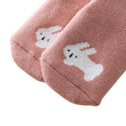Calcetines con antideslizante - Conejo Rosado