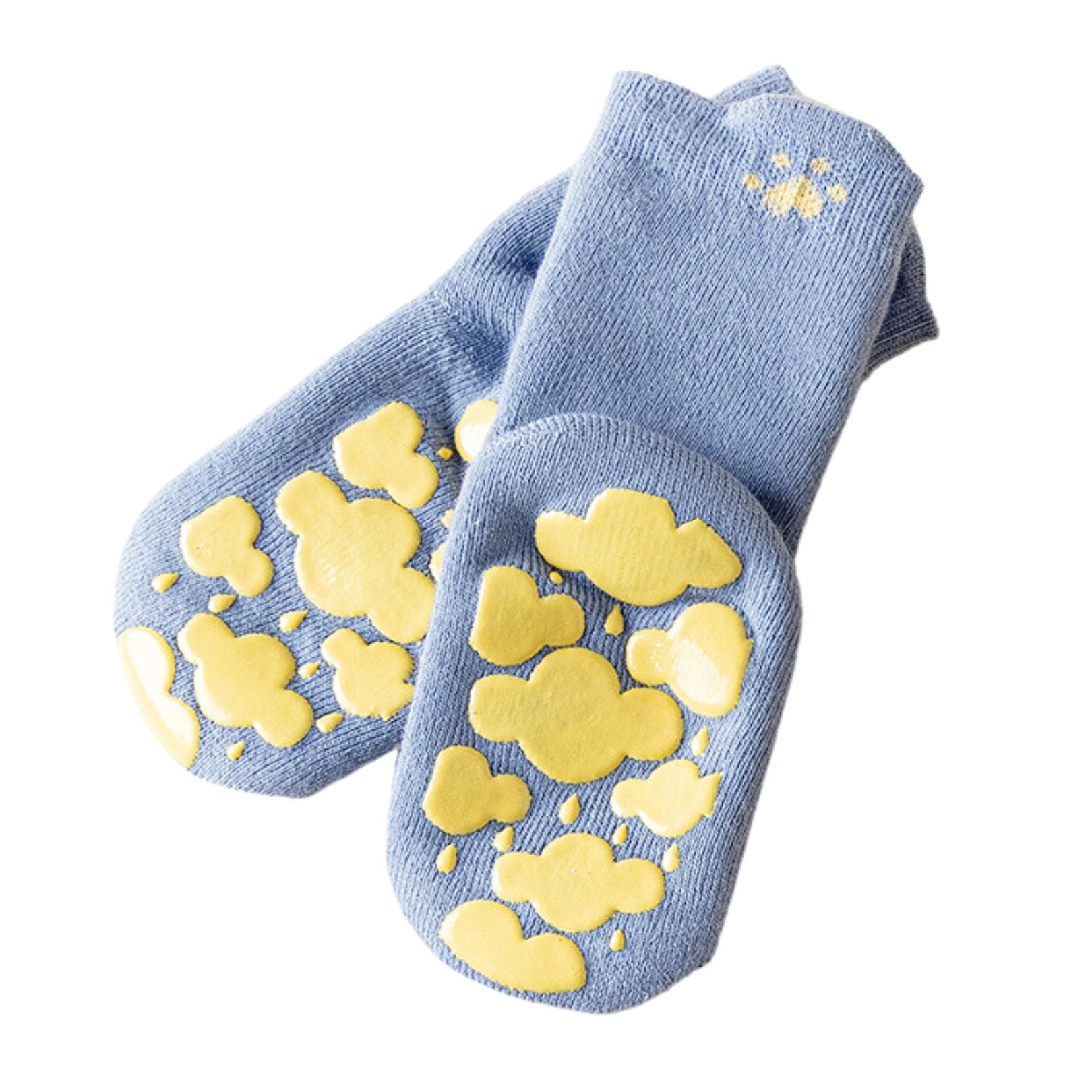 Calcetines con antideslizante - Tigre Azul