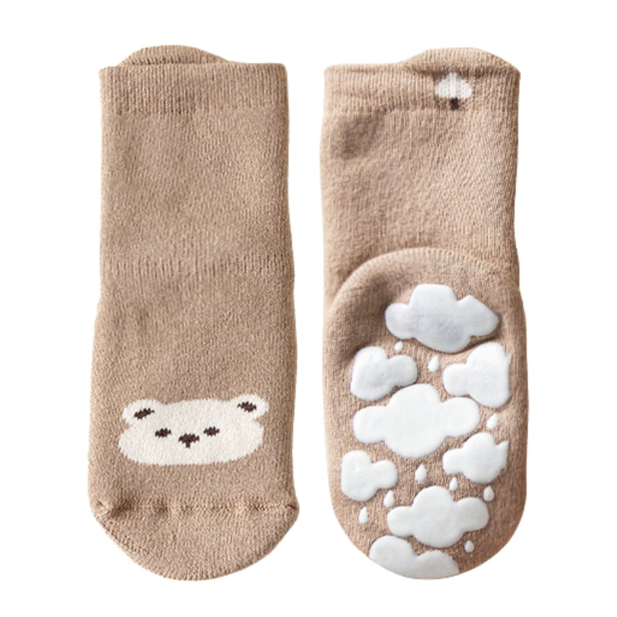 Calcetines con antideslizante - Osito Café