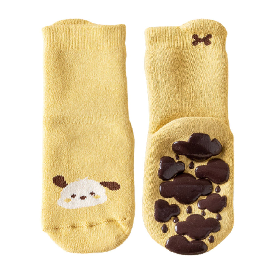 Calcetines con antideslizante - Perrito Amarillo