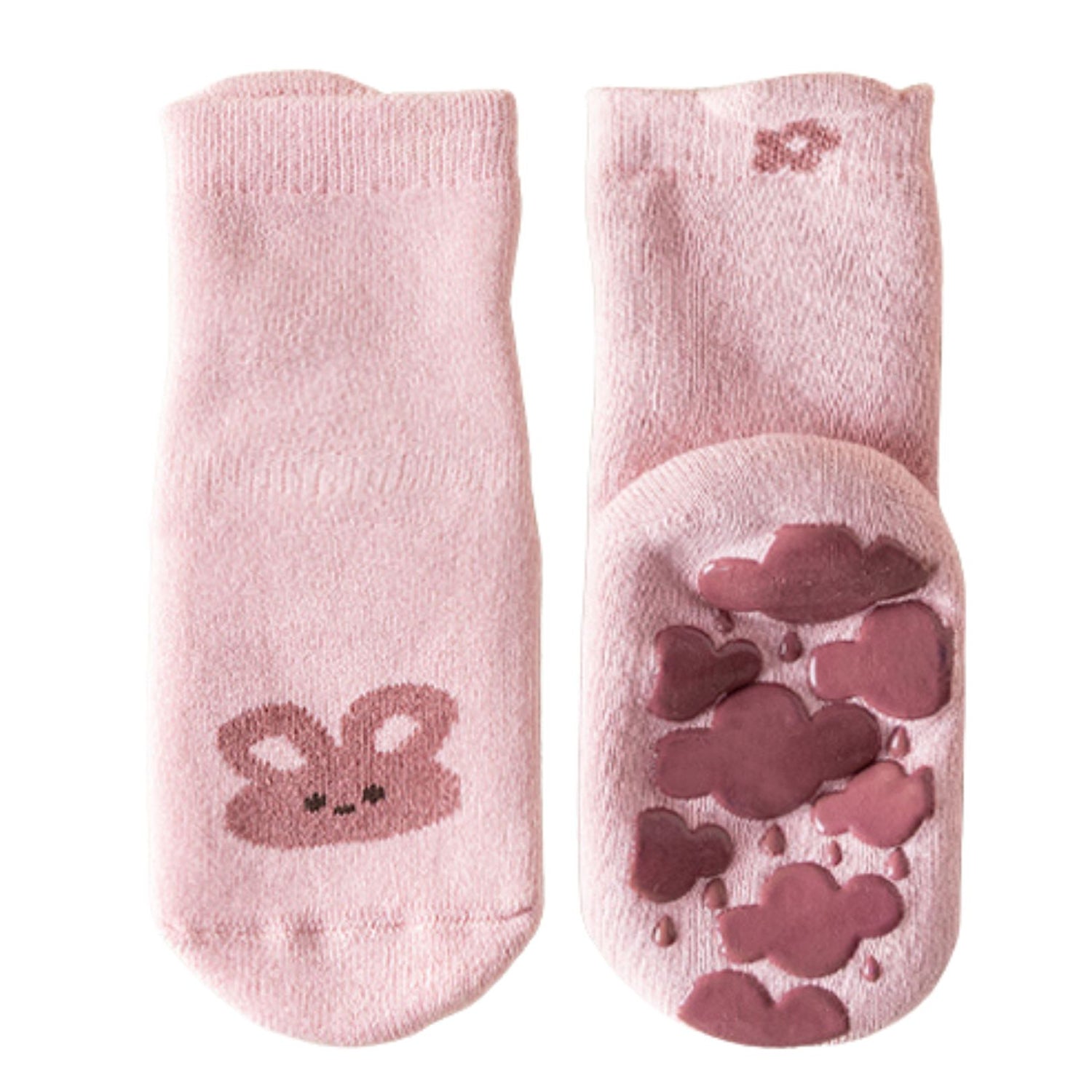 Calcetines con antideslizante - Conejito Rosado