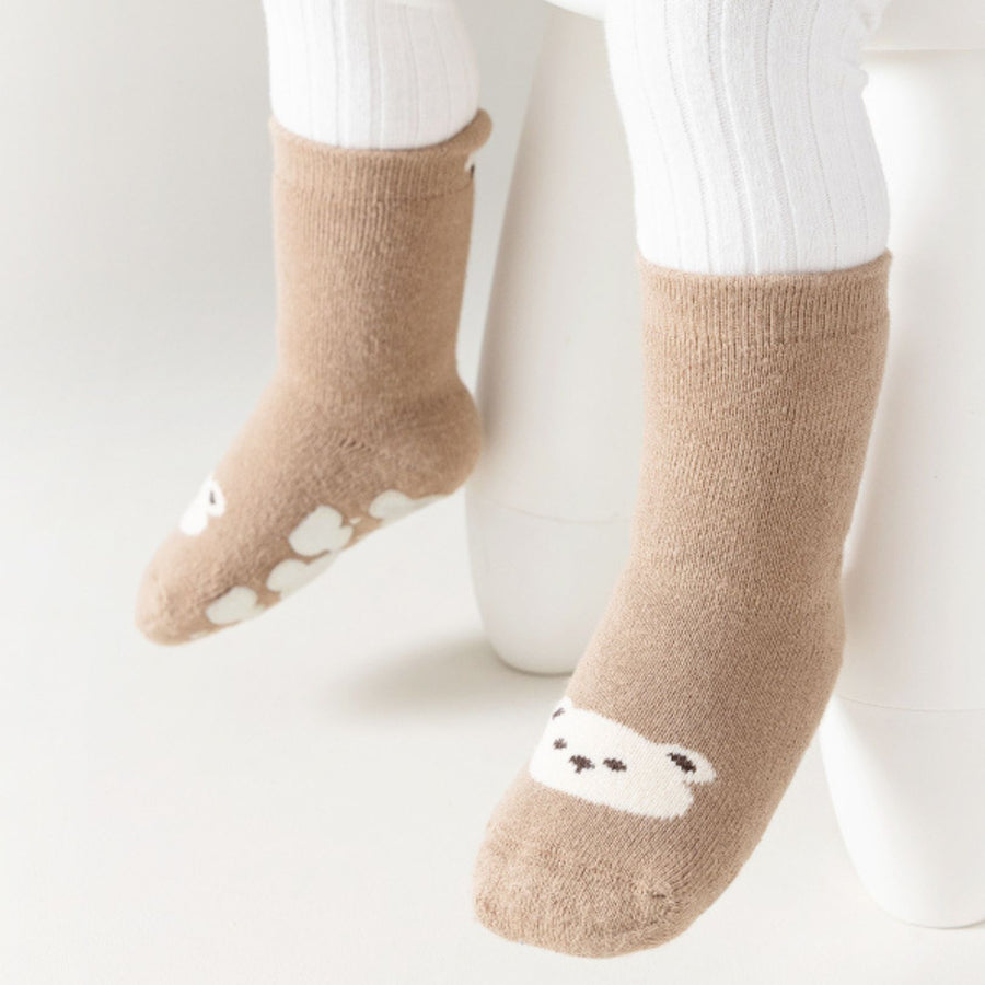 Calcetines con antideslizante - Osito Café