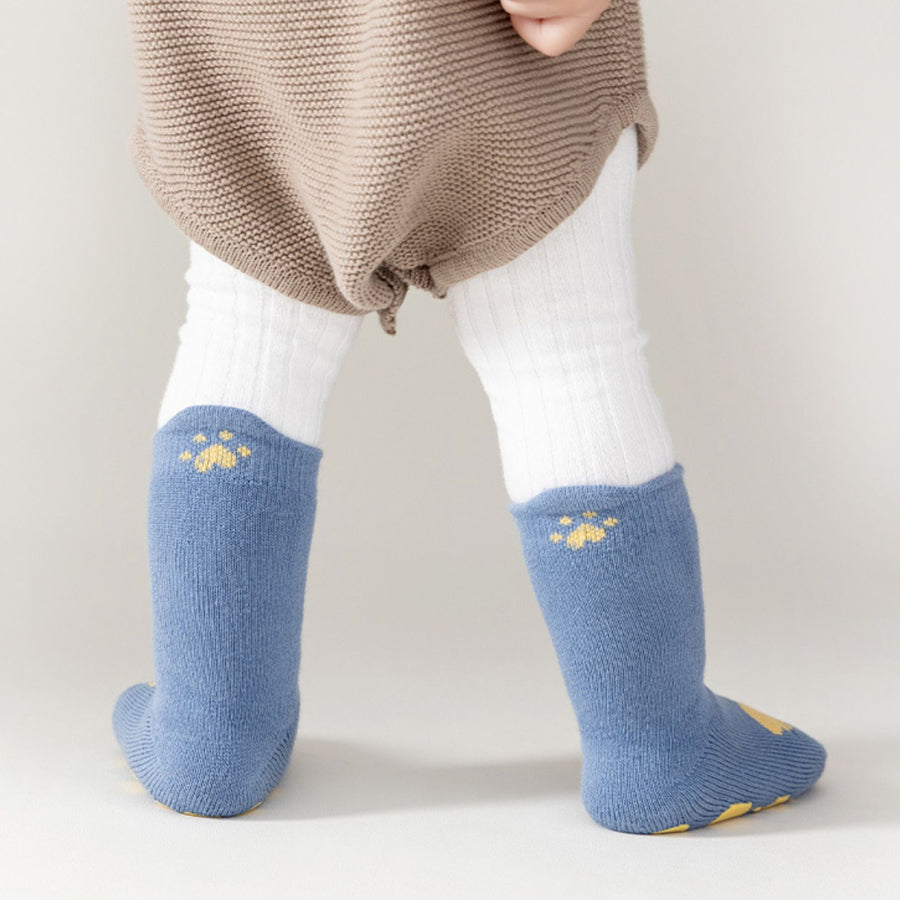 Calcetines con antideslizante - Tigre Azul