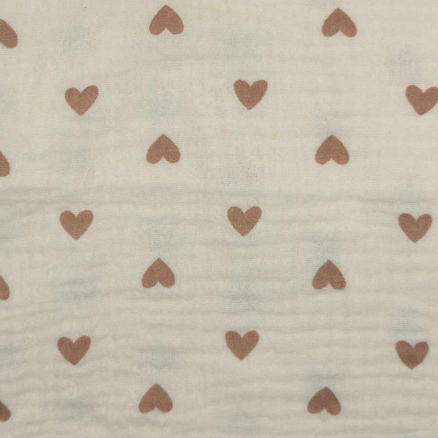 Tuto de Apego Bebé Conejo con Corazones - Muselina Suave