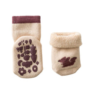 Calcetines con antideslizante - Ardilla Beige
