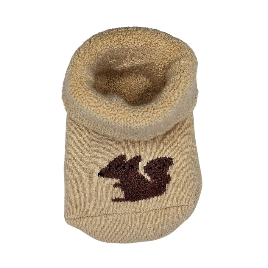 Calcetines con antideslizante - Ardilla Beige