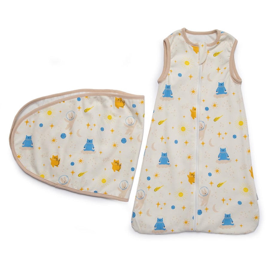 Saco de dormir con swaddle TOG 1.0 - Cosmos