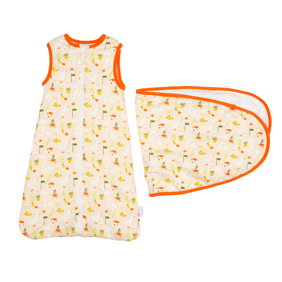 Saco de dormir con swaddle TOG 2.5 - Campo