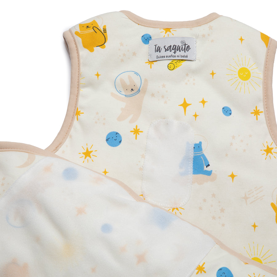 Saco de dormir con swaddle TOG 2.5 - Espacio